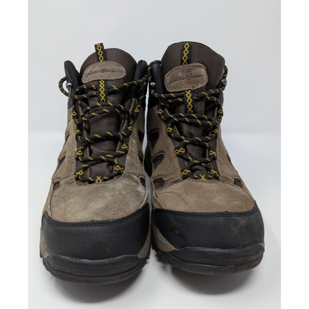 Eddie Bauer Brighton Waterproof Hiking Boots Mens 13M Brown Suede Trail GorpCore - Picture 2 of 9
